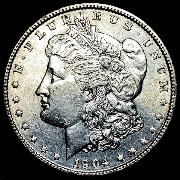 1904-S Silver Morgan Dollar CHOICE AU