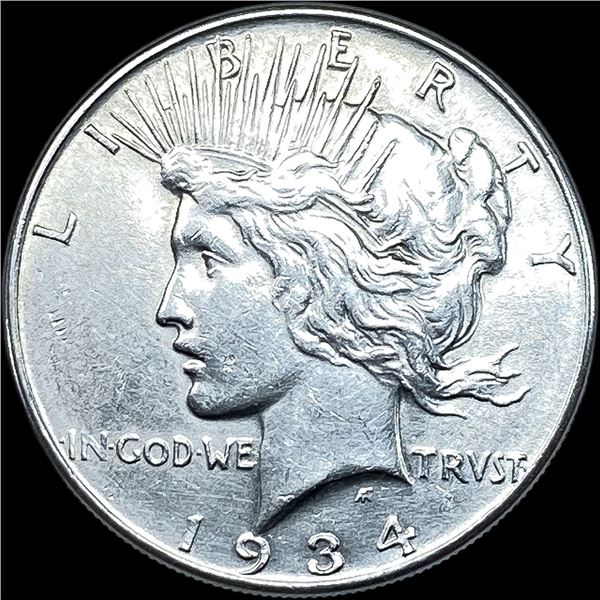 1934 Silver Peace Dollar CLOSELY UNCIRCULATED