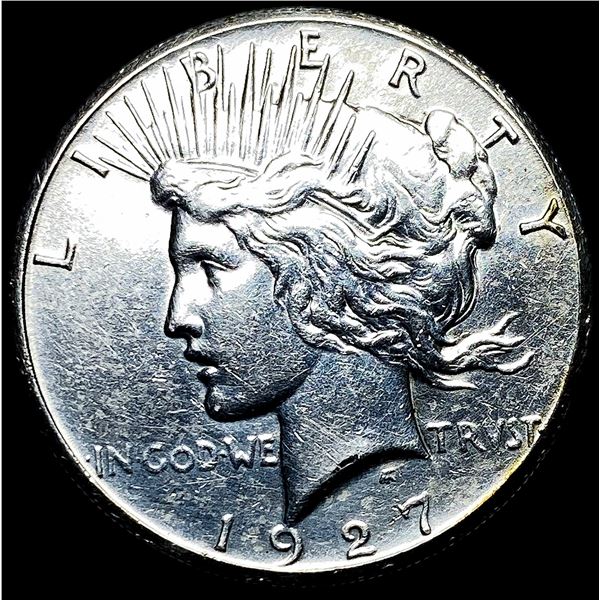 1927 Silver Peace Dollar CLOSELY UNCIRCULATED