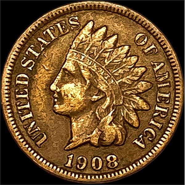 1908-S Key Indian Head Cent NEARLY UNCIRCULATED