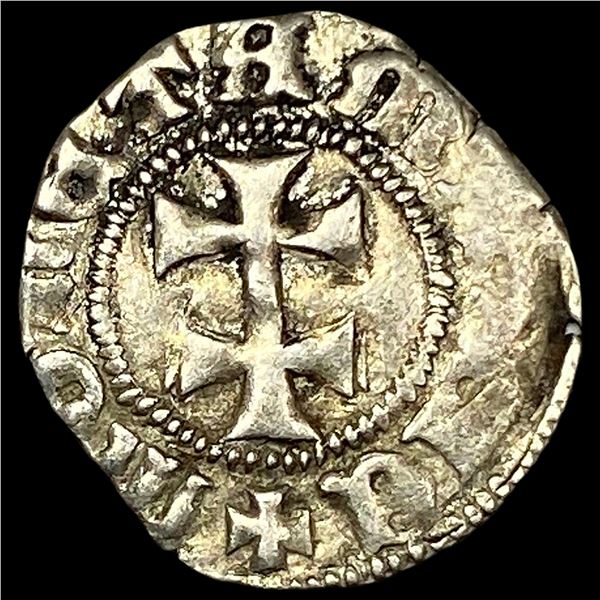 1386-1395 Hungary Silver Denar CLOSELY UNCIRCULATED