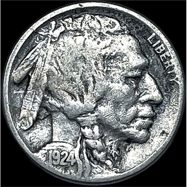 1924-S Buffalo Nickel LIGHTLY CIRCULATED