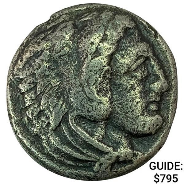 Macedonia Alex. III 336-323 BC Silver Tetradrachm NEARLY UNCIRCULATED