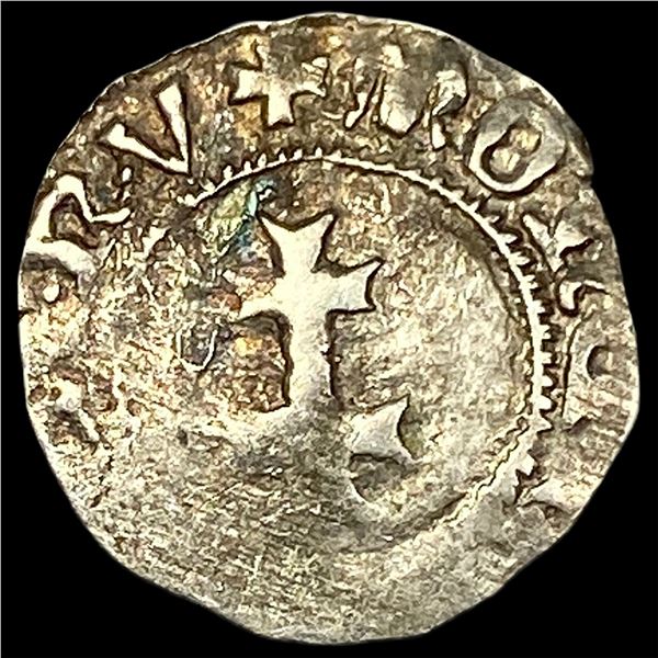 1386-1395 Hungary Silver Denar CLOSELY UNCIRCULATED