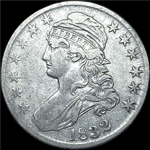 1832 Capped Bust Half Dollar NEARLY UNCIRCULATED