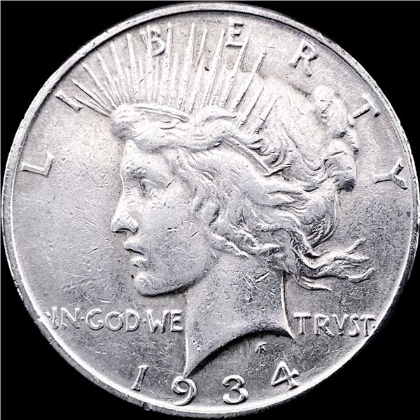 1934 Silver Peace Dollar CHOICE BU