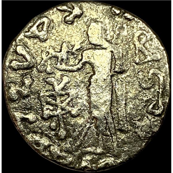 Indo-Scythian Aze 1/11-58 BC Silver Tetradrachm LIGHTLY CIRCULATED