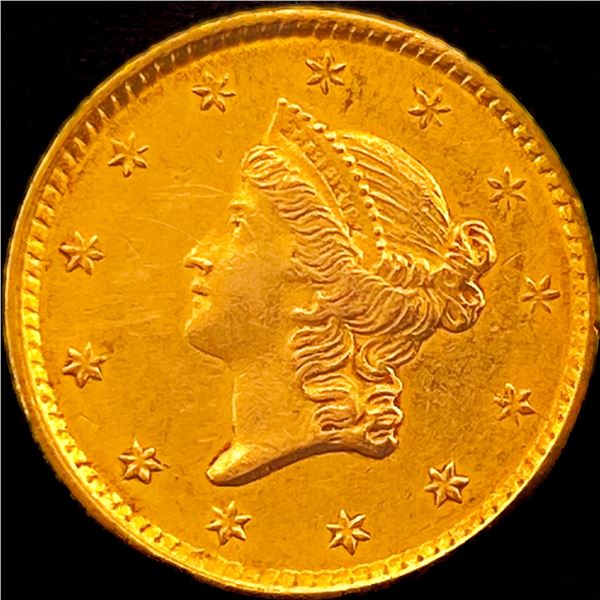 1852 Gold $1 Type 1 CLOSELY UNCIRCULATED