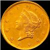 Image 1 : 1852 Gold $1 Type 1 CLOSELY UNCIRCULATED