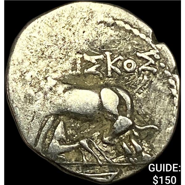 Illyria 260/167-98 BC Silver Drachm NEARLY UNCIRCULATED