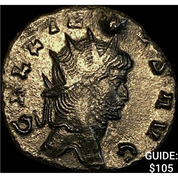 Roman Gallienus 253-268 AD Bronze Dbl Denarius CHOICE AU