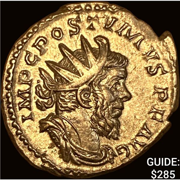 Roman Postumus 260-269 AD Silver Dbl Denararius CHOICE AU