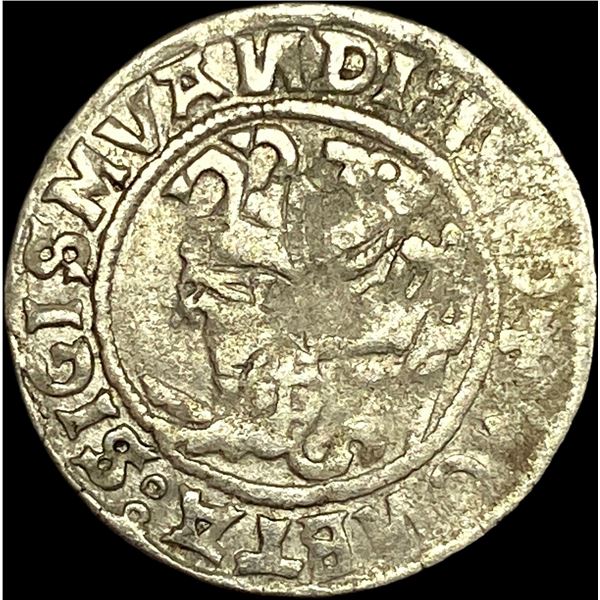 1500s-1600s Lithuria Silver Grosz CLOSELY UNCIRCULATED
