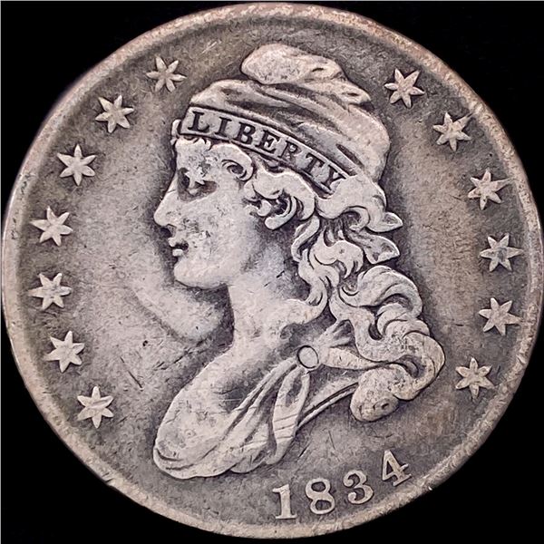 1834 Capped Bust Half Dollar NICELY CIRCULATED