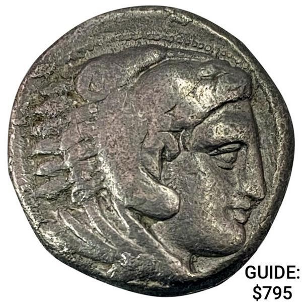 Macedonia Alex. III 336-323 BC Silver Tetradrachm NEARLY UNCIRCULATED