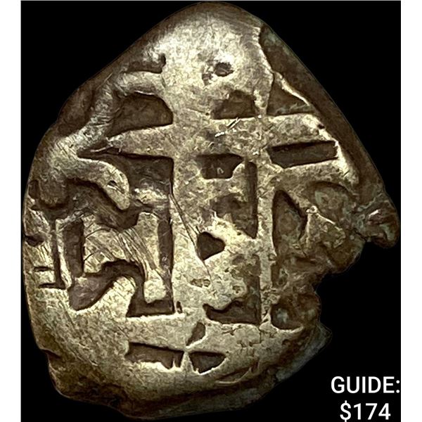 1500s-1600s Spanish Colonial Silver Cob NEARLY UNCIRCULATED