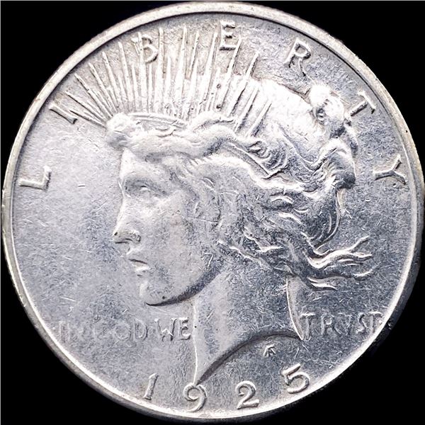 1925-S Silver Peace Dollar CLOSELY UNCIRCULATED