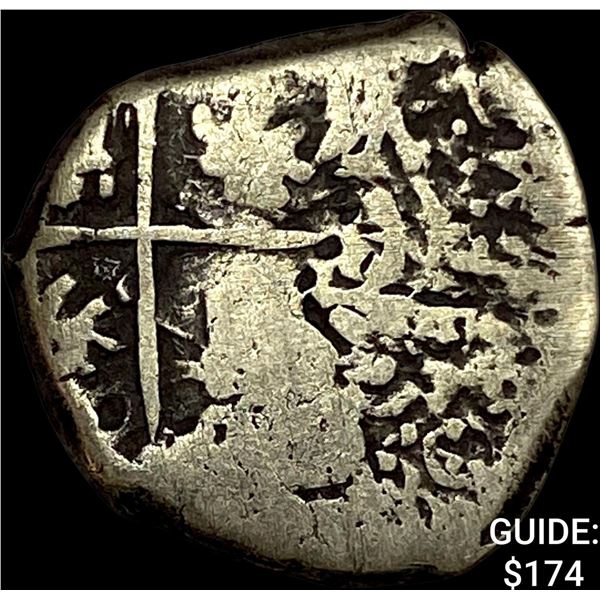 1500s-1600s Spanish Colonial Silver Cob NEARLY UNCIRCULATED