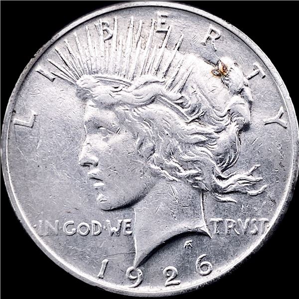 1926 Silver Peace Dollar CHOICE AU