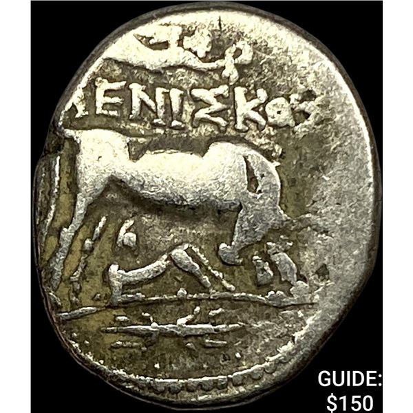 Illyria 260/167-98 BC Silver Drachm NEARLY UNCIRCULATED