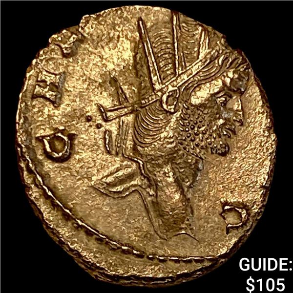 Roman Gallienus, 253-268 BI Dbl-Denarius CHOICE AU