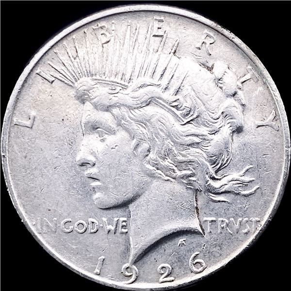 1926 Silver Peace Dollar CHOICE AU