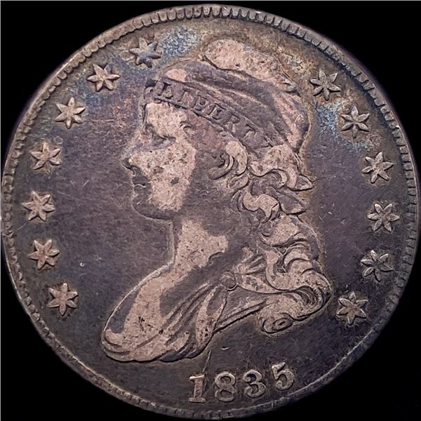 1835 Capped Bust Half Dollar NICELY CIRCULATED