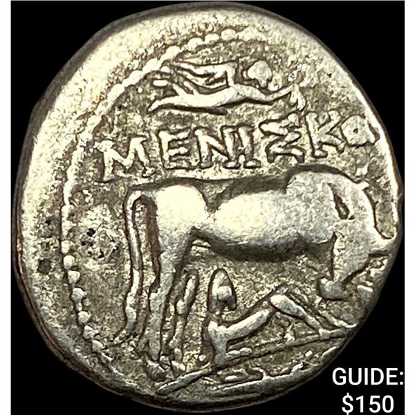 Illyria 260/167-98 BC Silver Drachm NEARLY UNCIRCULATED