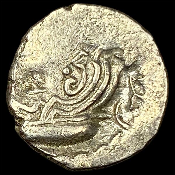 India 278-295 AD Western Satraps Silver Drachm NEARLY UNCIRCULATED