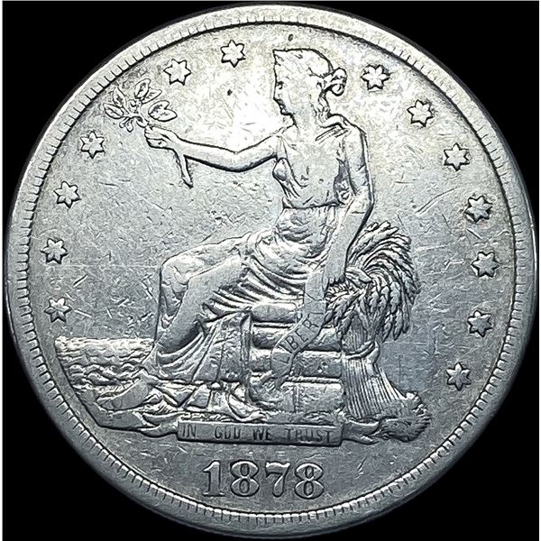 1878-S Silver Trade Dollar LIGHTLY CIRCULATED