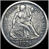 Image 1 : 1876-CC Silver Seated Liberty Dime LIGHTLY CIRCULATED