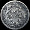 Image 2 : 1876-CC Silver Seated Liberty Dime LIGHTLY CIRCULATED
