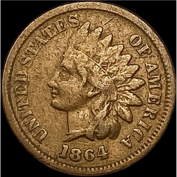 1864 Bronze Indian Head Cent LIGHTLY CIRCULATED