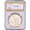 Image 1 : 1921 Morgan Silver Dollar PGA MS65