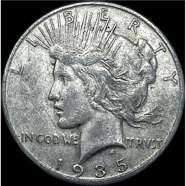 1935-S Silver Peace Dollar CLOSELY UNCIRCULATED