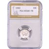 Image 1 : 1940 Mercury Silver Dime PGA MS68+ FB