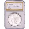 Image 1 : 1881-S Morgan Silver Dollar PGA MS65