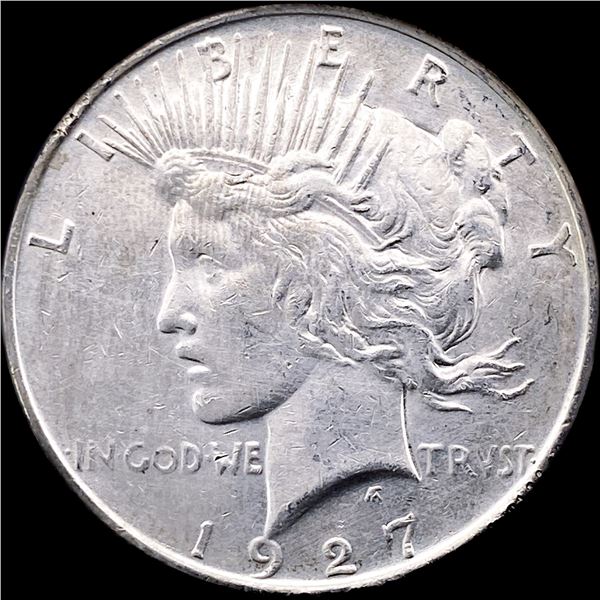1927 Silver Peace Dollar CLOSELY UNCIRCULATED