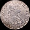 Image 1 : 1801 Silver 2 Reales Mexico City Mint (Mo). HIGH GRADE