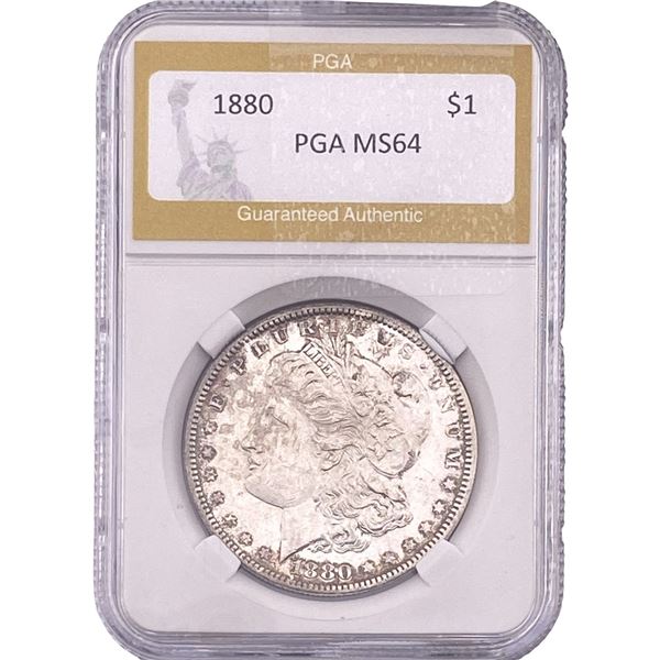 1880 Morgan Silver Dollar PGA MS64