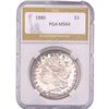 Image 1 : 1880 Morgan Silver Dollar PGA MS64