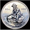 Image 1 : 1984 Engelhard 1 oz Silver Round UNCIRCULATED