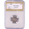 Image 1 : 1837 Seated Liberty Dime PGA MS61 Small Date