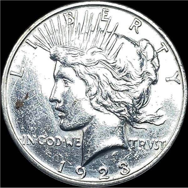 1923 Silver Peace Dollar CLOSELY UNCIRCULATED
