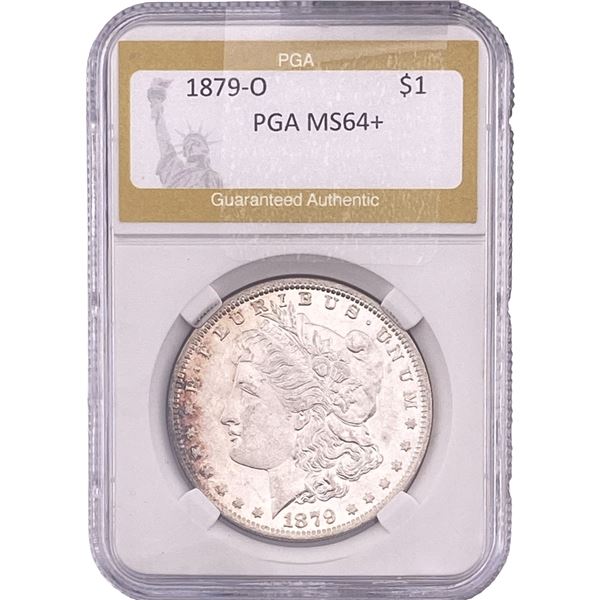 1879-O Morgan Silver Dollar PGA MS64+
