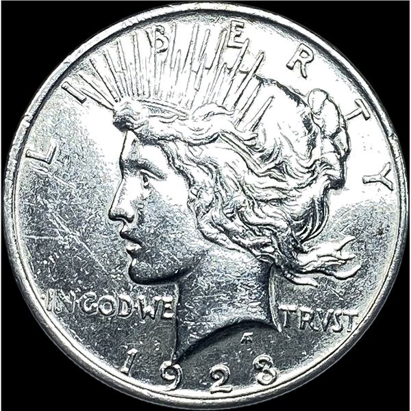 1923 Silver Peace Dollar CLOSELY UNCIRCULATED