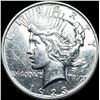 Image 1 : 1923 Silver Peace Dollar CLOSELY UNCIRCULATED