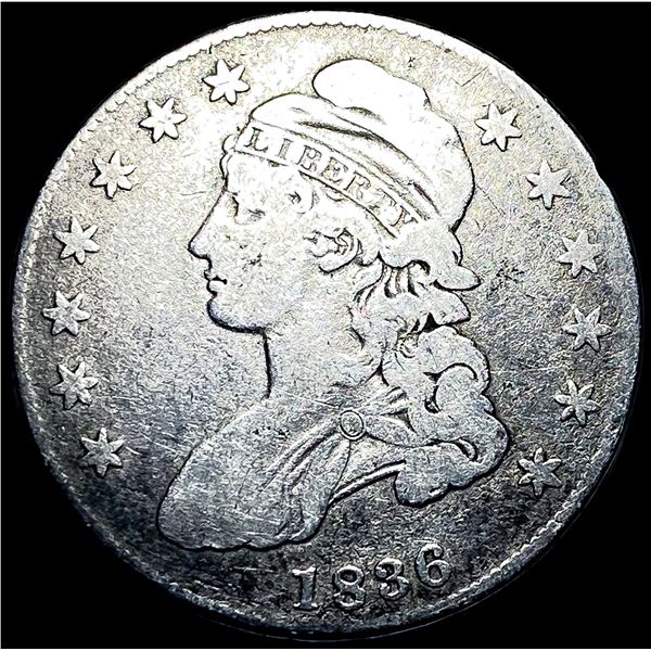1836 Capped Bust Half Dollar NICELY CIRCULATED