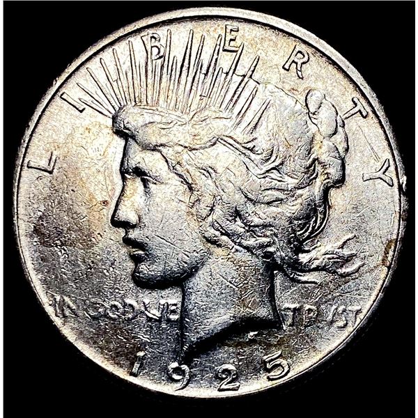 1925-S Silver Peace Dollar CLOSELY UNCIRCULATED