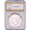 Image 1 : 1923 Silver Peace Dollar PGA MS64